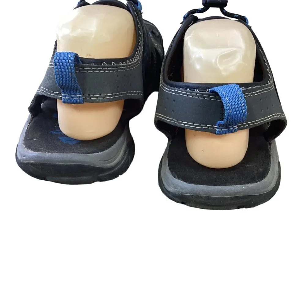Ozark‎ Trail Men's Closed Toe Fisherman Sandals Hiking Sz 8 Gray/Black/Blue 263D
